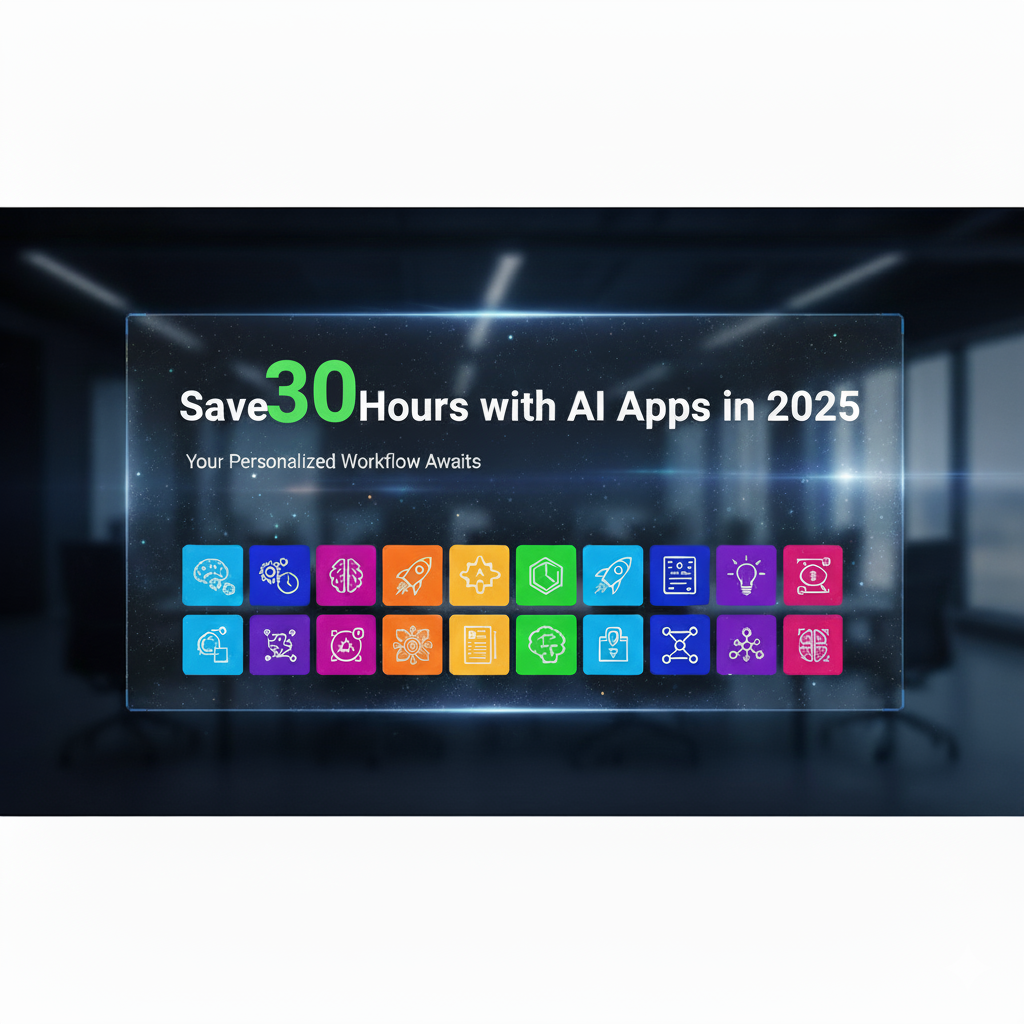 AI-powered apps save time 2025 productivity tools