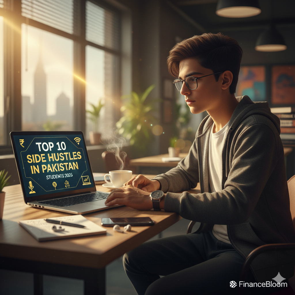 Person learning freelancing
