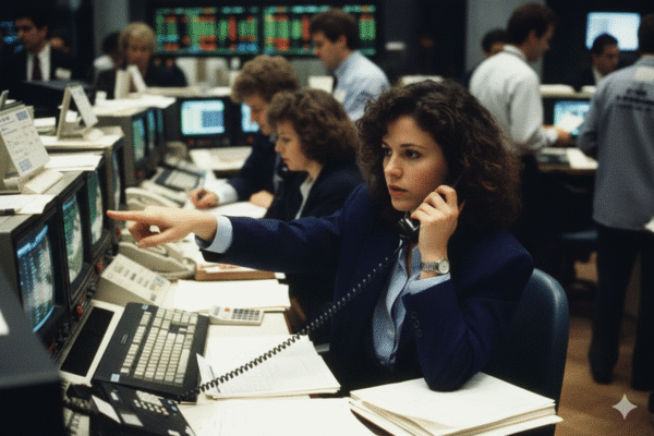 Woman in Stock Exchanges